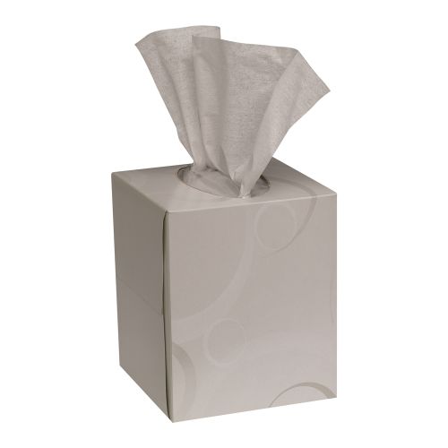 Guest Choice Boutique Facial Tissue, Cube Box, 85 Sheets, White